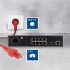 ACT maitinimo laidas CEE 7/7 kištukas kampuotas C15 raudonas 1 m 250 V 10 A