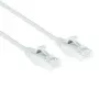 ACT White 2 m LSZH U/UTP CAT6 duomenų centro plonas pataisinis kabelis su apsaugotais RJ45 kištukais