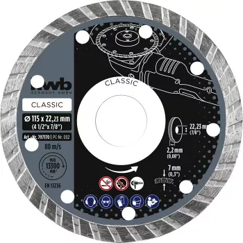 Pjovimo diskas KWB 797870 23 cm marmurui ir plytelėms