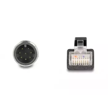 DeLOCK M12 adapterio kabelis A-coded 8 pin kištukas į RJ45 kištuką 0,5 m