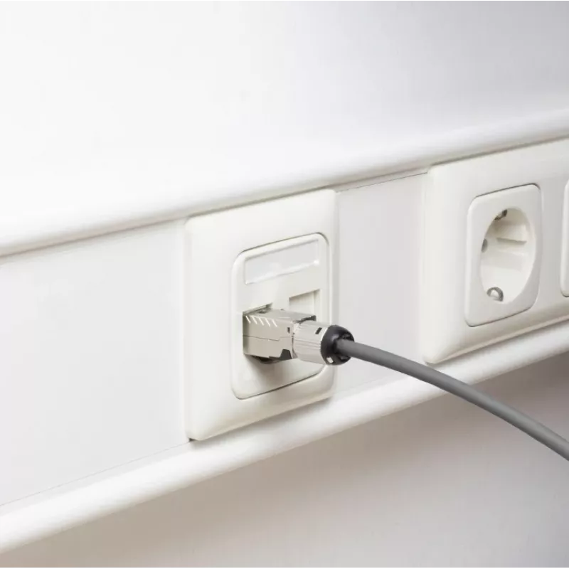 ACT lauko kištukas RJ45 CAT6A ekranuotas, beįrankis, 4PPoE 100W
