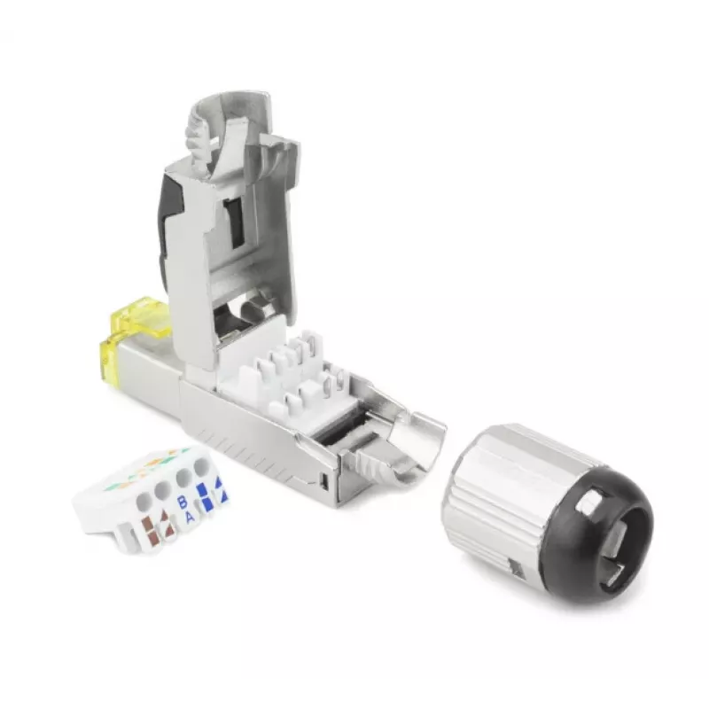 ACT lauko kištukas RJ45 CAT6A ekranuotas, beįrankis, 4PPoE 100W