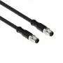 ACT Industrial 5,00 m jutiklio kabelis M8A 4-pin kištukas – M8A 4-pin kištukas, Ultraflex Xtreme TPE, ekranuotas