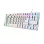 Trust GXT 833W Thado klaviatūra, žaidimų, USB, QWERTZ, balta