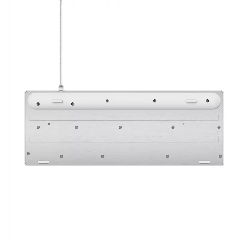 Trust GXT 833W Thado klaviatūra, žaidimų, USB, QWERTZ, balta