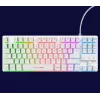 Trust GXT 833W Thado klaviatūra, žaidimų, USB, QWERTZ, balta