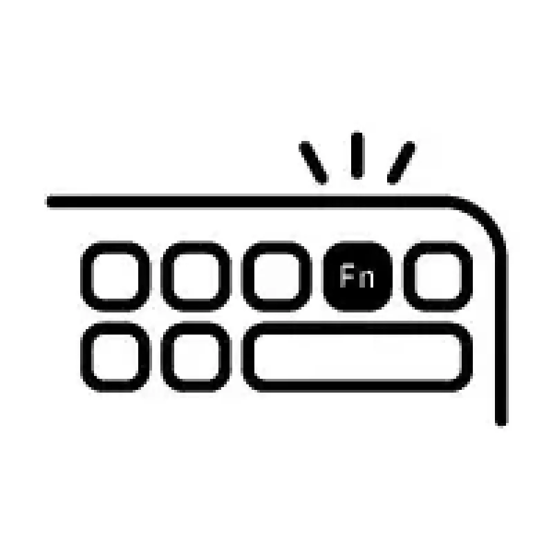Belaidė pilno dydžio membraninė klaviatūra HP 220 – juoda, RF 2.4 GHz, USB-A imtuvas, QWERTY, skaičių blokas, AAA baterija