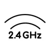 Belaidė pilno dydžio membraninė klaviatūra HP 220 – juoda, RF 2.4 GHz, USB-A imtuvas, QWERTY, skaičių blokas, AAA baterija