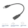 USB adapteris ACT AC7460 USB A (vyriškas) į 24 kontaktų USB-C (moteriška), 20 cm, 5 Gbps