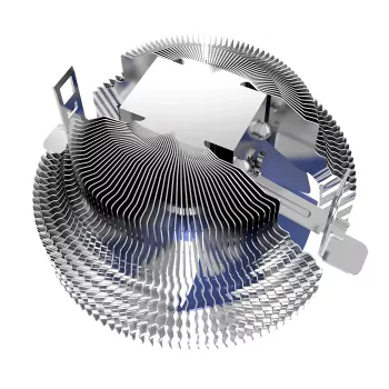 Aušintuvas PCCOOLER E90 Top-Blow CPU 8 cm 1000-2000 RPM hidraulinis guolis mėlynas