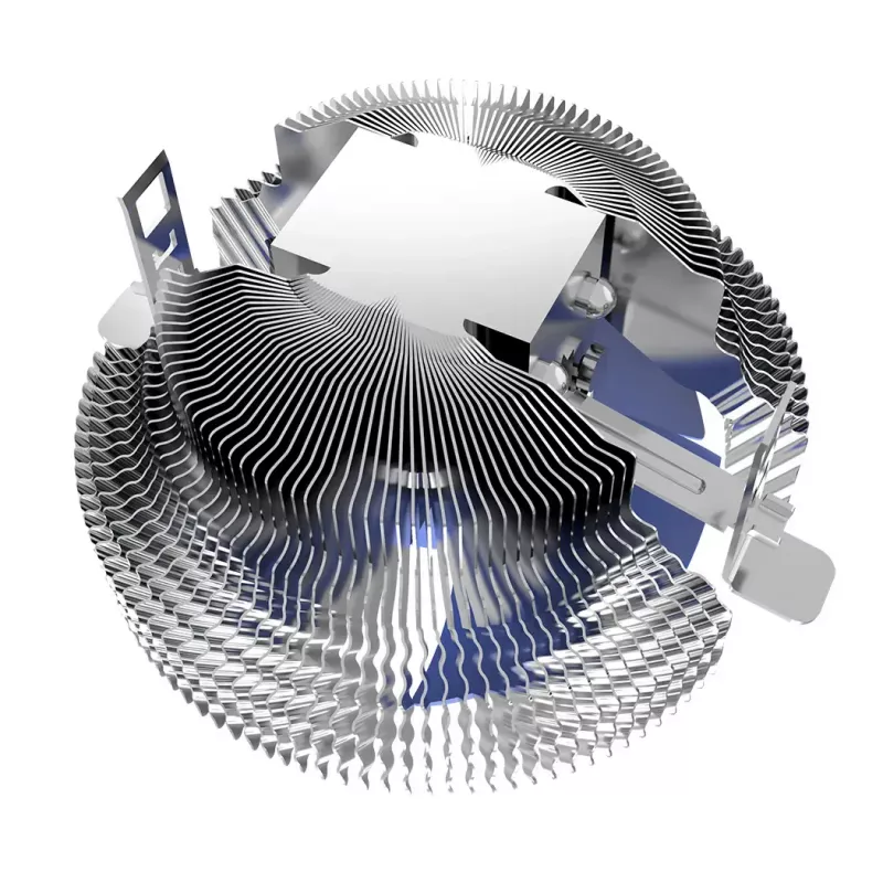 Aušintuvas PCCOOLER E90 Top-Blow CPU 8 cm 1000-2000 RPM hidraulinis guolis mėlynas