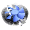 Aušintuvas PCCOOLER E90 Top-Blow CPU 8 cm 1000-2000 RPM hidraulinis guolis mėlynas
