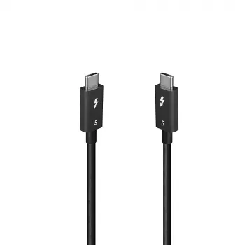 Lindy 1m Thunderbolt 5 kabelis, 80Gbps, pasyvus, kištukas-kištukas