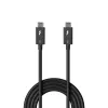 Lindy 1m Thunderbolt 5 kabelis, 80Gbps, pasyvus, kištukas-kištukas