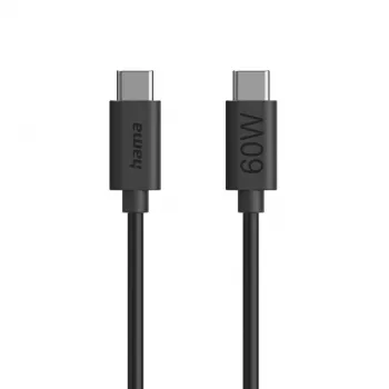 USB-C laidas Hama 00086446 1,2 m USB-C juodas USB 2.0 0,48 Gbit/s
