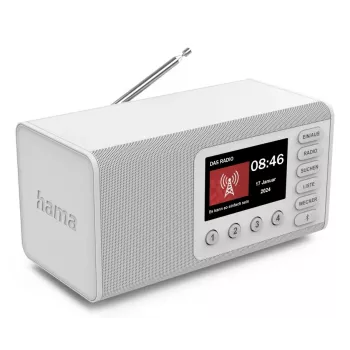 Asmeninis radijo imtuvas Hama DR1001 DAB DAB+ FM skaitmeninis tiuneris 5W