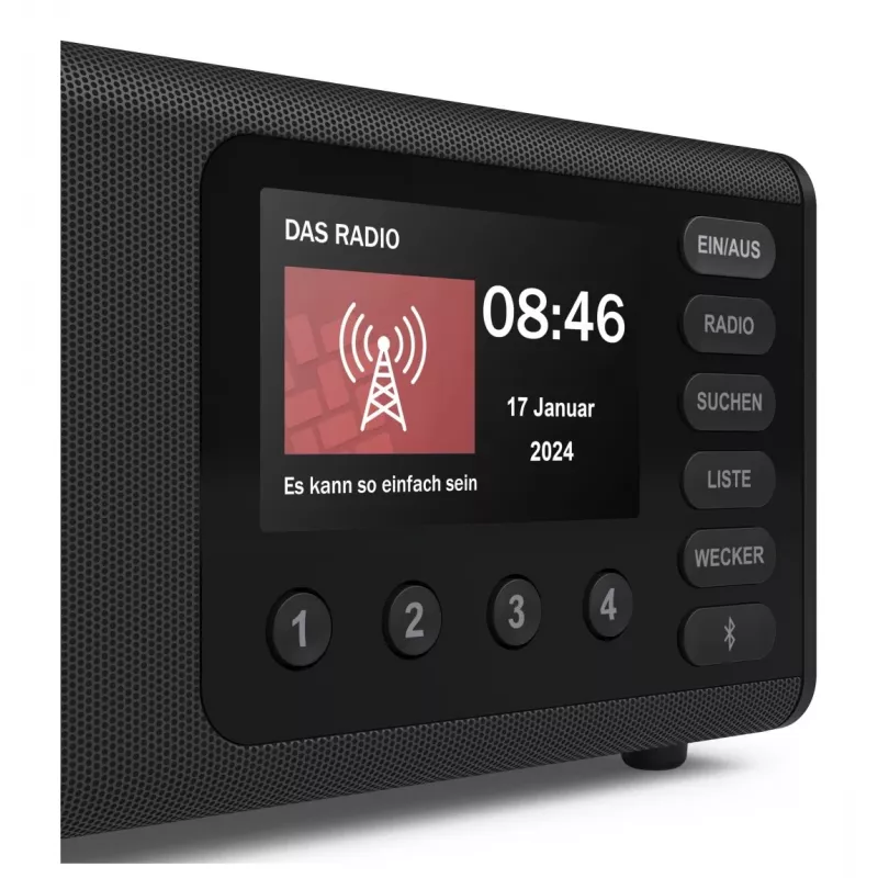 Asmeninis radijo imtuvas Hama DR1001 DAB DAB+ FM 5W TFT ekranas