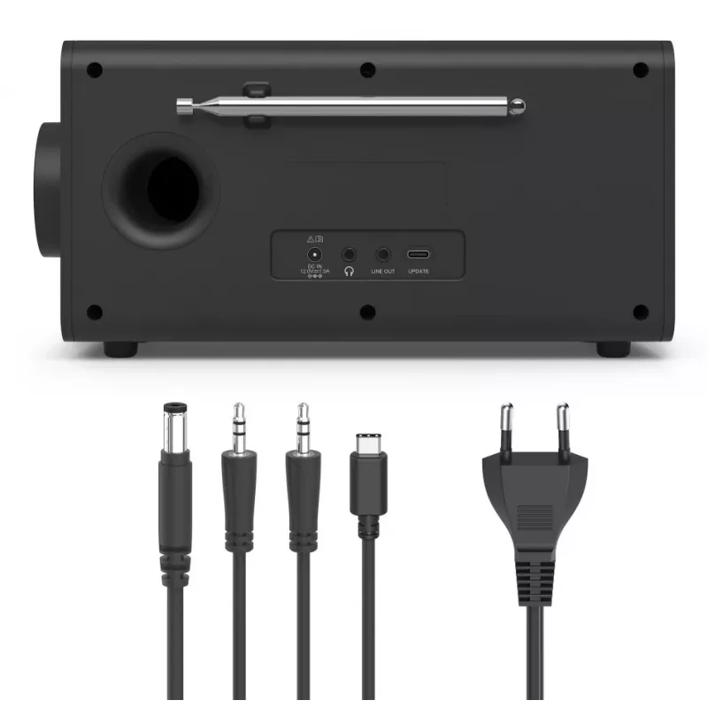 Asmeninis radijo imtuvas Hama DR1001 DAB DAB+ FM 5W TFT ekranas