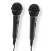 Hama Karaoke Black – laidinis karaoke mikrofonų rinkinys (2 vnt.)