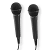 Hama Karaoke Black – laidinis karaoke mikrofonų rinkinys (2 vnt.)