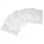 Hama lipnios kišenėlės SD kortelėms, 5 vnt., MMC/SD, 2 kortelės, polipropilenas, skaidrios, baltos, 75 mm x 70 mm