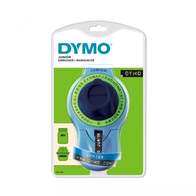 DYMO ® JUNIOR reljefinis spausdintuvas, mėlyna, žalia
