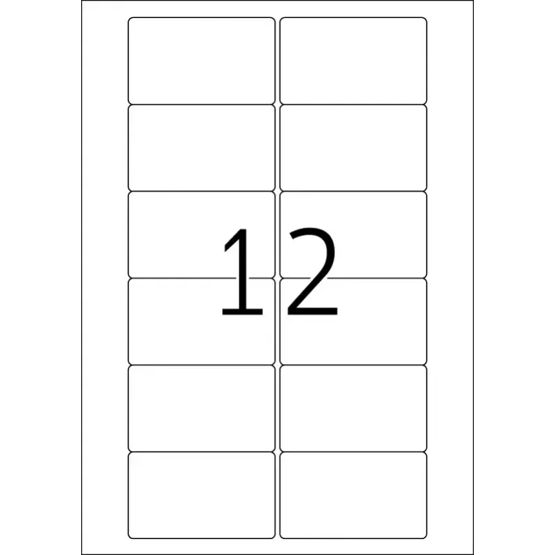 Lipnūs etikečių lapai HERMA Video labels A4 78,7x46,6 mm