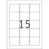 Lipdukai HERMA ZIP diskeliams A4 59x50 mm baltas matinis popierius 375 vnt.