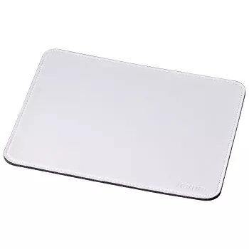 Hama Leather Mouse Pad White – Odinė pelės kilimėlis baltas