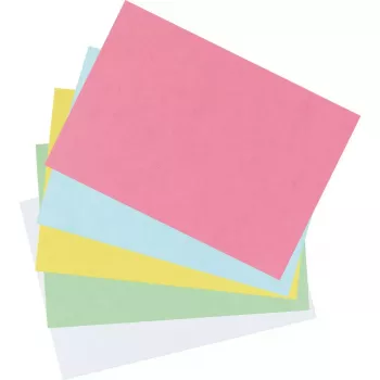 Kortelės indeksinės Herlitz 10837136 Geltonos A5 100 vnt.