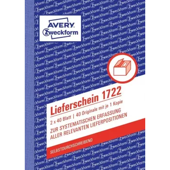 Apskaitos knygelė A6 Avery 1722 (2 vnt.)