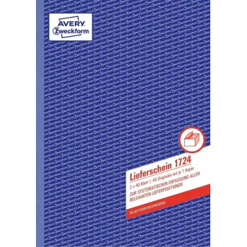 Apskaitos formų knyga A4 Avery 1724