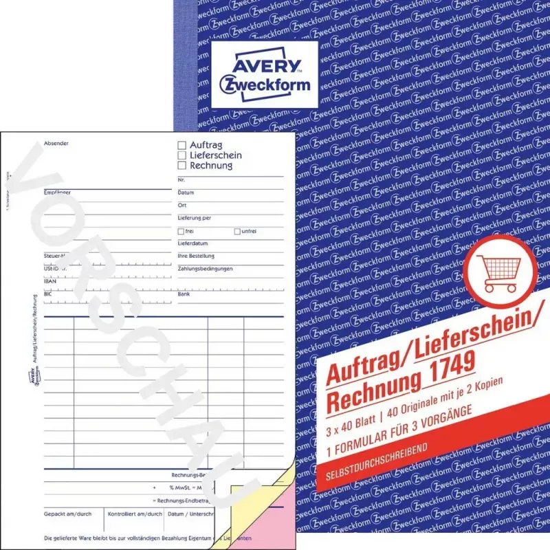 Apskaitos knygelė A5 Avery 1749