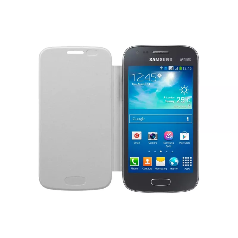 Samsung Galaxy Ace 3 Flip Cover EF-FS727L Baltas
