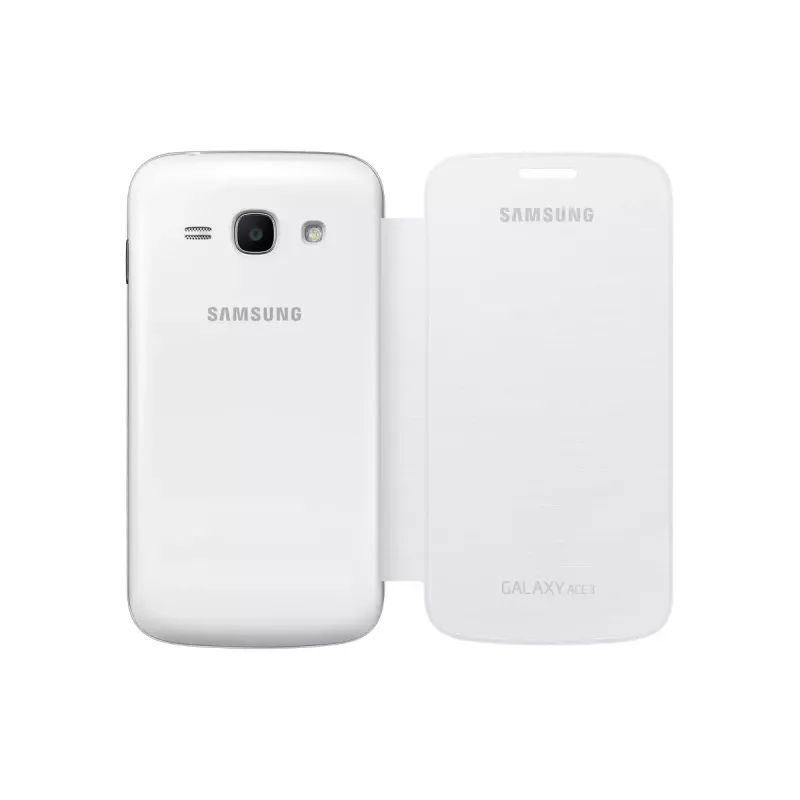 Samsung Galaxy Ace 3 Flip Cover EF-FS727L Baltas