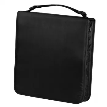 Hama CD Wallet Nylon 160, juodas 160 diskų