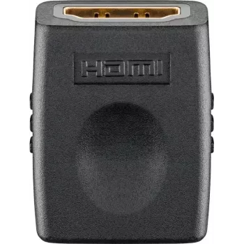 ACC HDMI adapteris AH006, HDMI Type-A į HDMI Type-A, auksuoti kontaktai, juodas