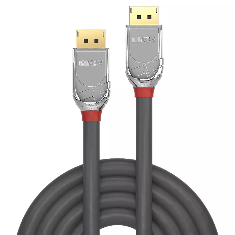 Lindy 0.5 m DisplayPort 1.4 laidas, Cromo Line