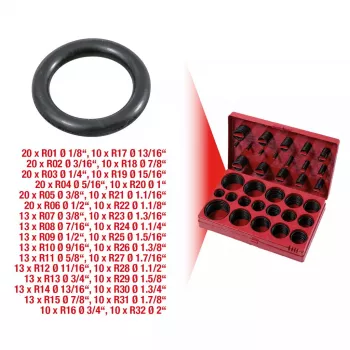 Guminiai tarpiklių žiedai KS Tools 970.0350 225 vnt.
