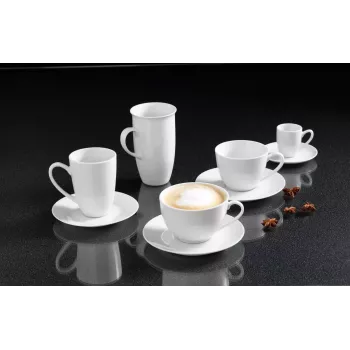 Puodelis Cup Single Snap R&B BIANCO White Cappuccino 0,3 L