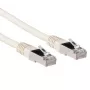 ACT Ivory 1,5 m LSZH S/FTP CAT6A pataisos laidas su RJ45 jungtimis