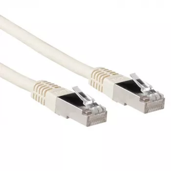 ACT Ivory 7 m LSZH SFTP CAT6A jungiamasis kabelis su RJ45 jungtimis