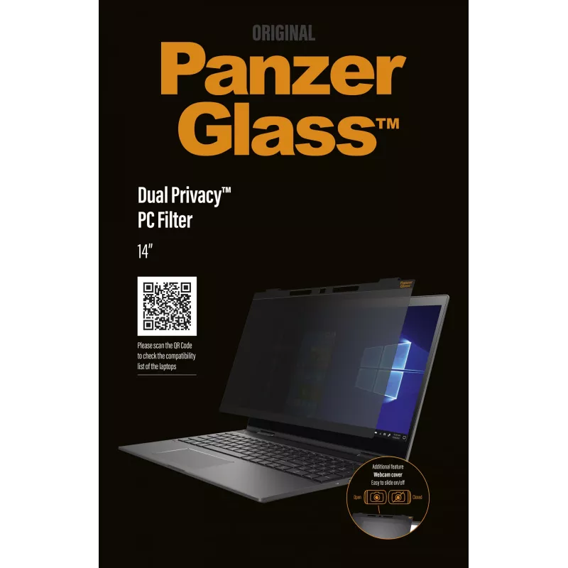 PanzerGlass Universal Laptops 13 inch Dual Privacy™ | Grūdinto stiklo ekrano apsauga