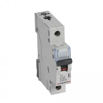 Legrand TX3 automatinis jungiklis C charakteristika 1 polius 32A