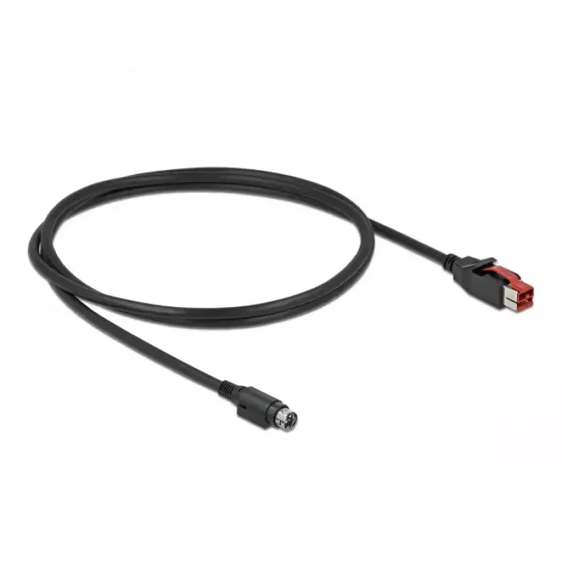 PoweredUSB kabelis DeLOCK 85945 1 m Mini-DIN 3 kontaktų kištukas