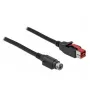 PoweredUSB kabelis DeLOCK 85945 1 m Mini-DIN 3 kontaktų kištukas