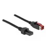 Maitinamas USB laidas DeLOCK 85950 24 V į 2 x 4 kontaktų mini DIN 1 m
