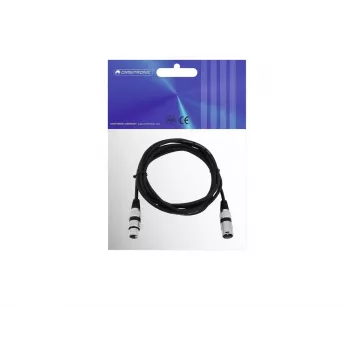 Audio kabelis XLR 3 kontaktų Omnitronic 3022047N 3 m Juodas