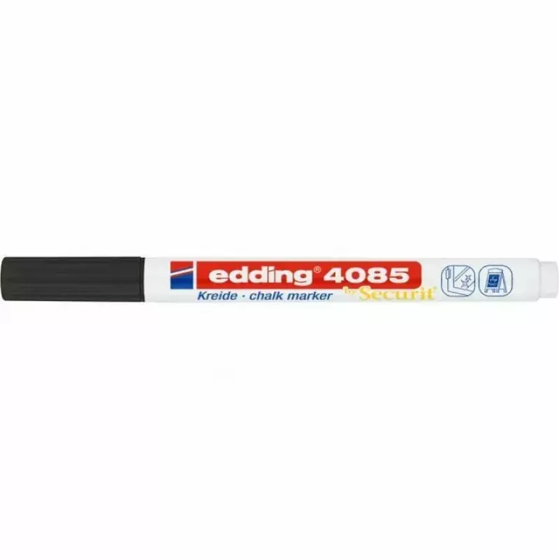 Kreidinis žymeklis Edding 4085 Bullet juodas 1 vnt