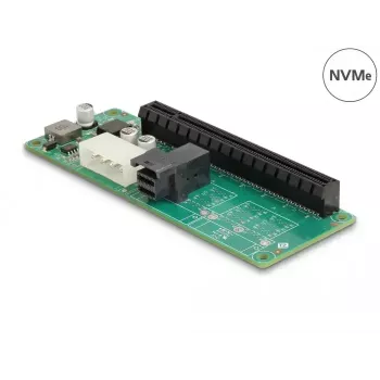 DeLOCK keitiklis 1 x SFF-8643 į PCIe x16, pagrindinė sąsaja PCIe, išvesties sąsaja SFF-8643